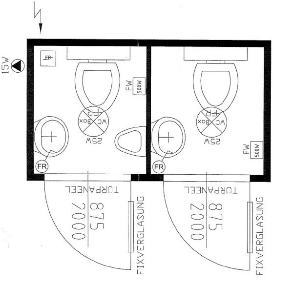 WC-Container Typ 8