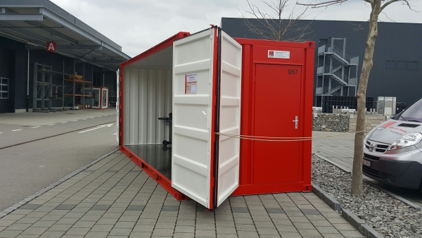 Lagercontainer 20 Fuss OPEN-SIDE