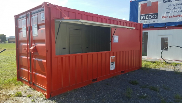 Verkaufscontainer 20 Fuss