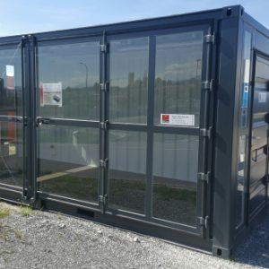 Showcontainer 20 Fuss OPEN-SIDE