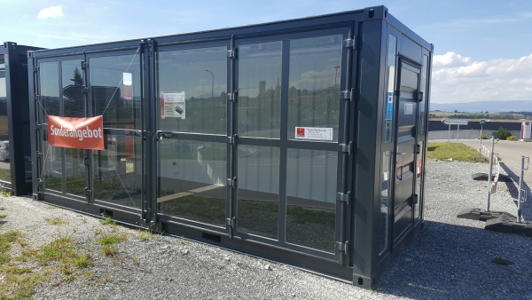Showcontainer 20 Fuss OPEN-SIDE