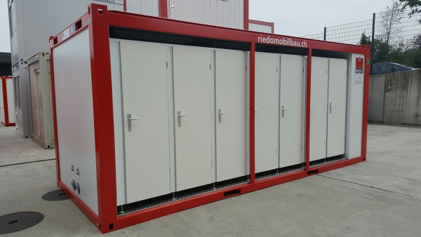 Sanitärcontainer 20 Fuss, 14WC