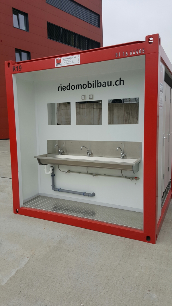 Sanitärcontainer 20 Fuss, 14WC