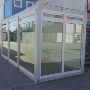 Bürocontainer 20 Fuss IP-Verglasung