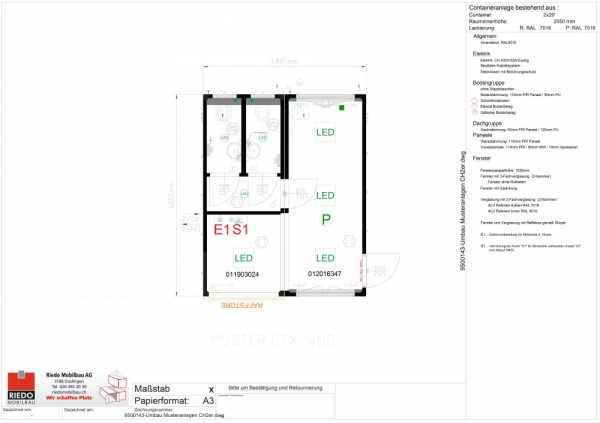 Doppel-Modulanlage PLUS-LINE