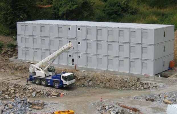 Baustellenunterkunft in modularer Bauweise