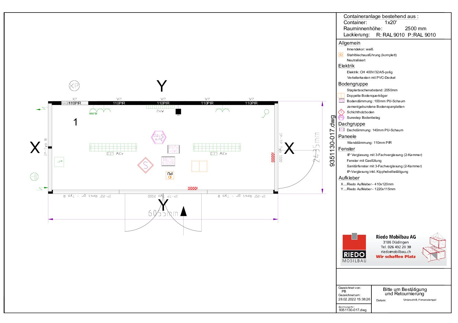 Showcontainer 20 Fuss